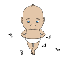 Well move baby sticker #12325324