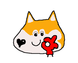 Shiba inu MOMO chan the third as well 5 sticker #12325484