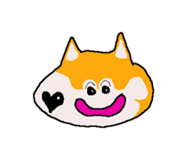 Shiba inu MOMO chan the third as well 5 sticker #12325485