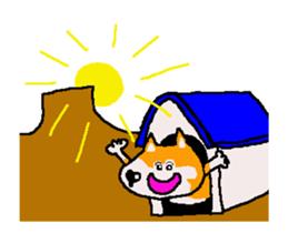 Shiba inu MOMO chan the third as well 5 sticker #12325494