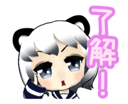 3D Animation Cute Cat Girl sticker #12325670