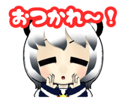 3D Animation Cute Cat Girl sticker #12325688