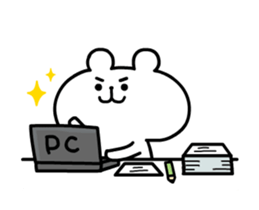 move yurukuma 1 sticker #12325890