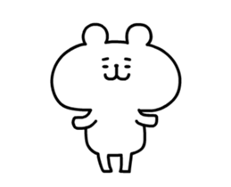 move yurukuma 1 sticker #12325894