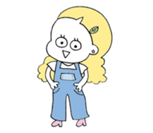 fashionable people and cats sticker #12326143