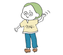 fashionable people and cats sticker #12326151