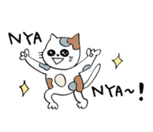 fashionable people and cats sticker #12326167