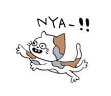 fashionable people and cats sticker #12326171