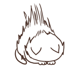 Afterimage Cat sticker #12326987