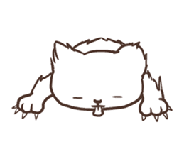 Afterimage Cat sticker #12326994