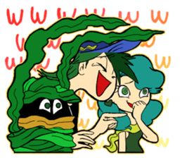 WakewakaMen sticker #12327014