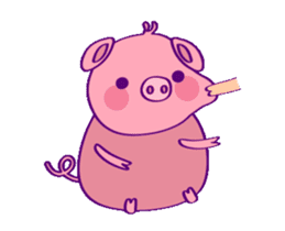 Pinky Piggy Animate sticker #12327095