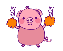 Pinky Piggy Animate sticker #12327112