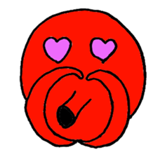 Two legs octopus - Fukudako sticker #12327195