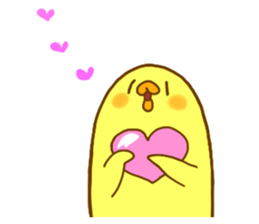 Mocchy of Mochino-bird3 sticker #12327890