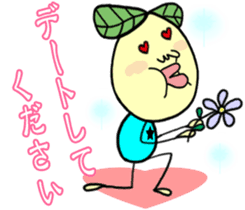 Fairy leaves of colorful tights sticker #12328044