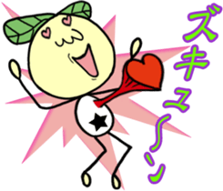 Fairy leaves of colorful tights sticker #12328045
