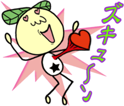 Fairy leaves of colorful tights sticker #12328045