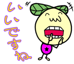 Fairy leaves of colorful tights sticker #12328047