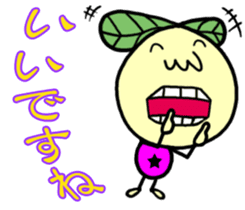 Fairy leaves of colorful tights sticker #12328047
