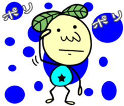 Fairy leaves of colorful tights sticker #12328072