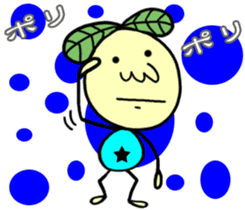 Fairy leaves of colorful tights sticker #12328072