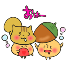 Mr. mushroom in autumn sticker #12328158