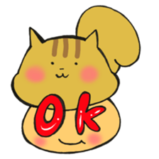 Mr. mushroom in autumn sticker #12328166