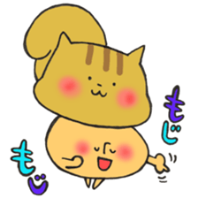 Mr. mushroom in autumn sticker #12328180