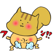 Mr. mushroom in autumn sticker #12328184