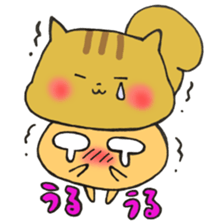 Mr. mushroom in autumn sticker #12328193