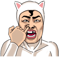 Special Sticker of White Cat Man ver1 sticker #12328379