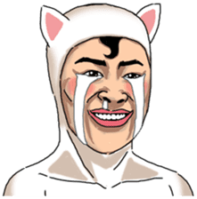 Special Sticker of White Cat Man ver1 sticker #12328382