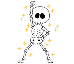 Sticker of skeleton sticker #12328544