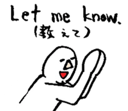 study English or Japanese sticker #12328889