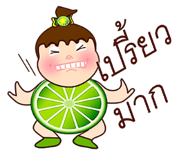 Fruity boy sticker #12328998