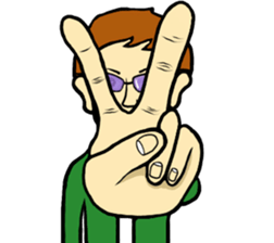 Cute Gang Boy sticker #12329160