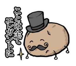 Baron potatoes sticker #12329281