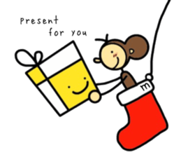 KIGURUMI monji (costume monkey) sticker #12329658