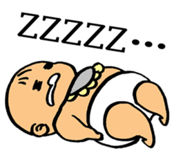 A flabby baby3 sticker #12329929