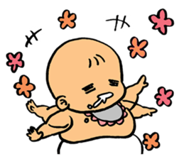 A flabby baby3 sticker #12329934