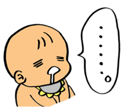 A flabby baby3 sticker #12329942