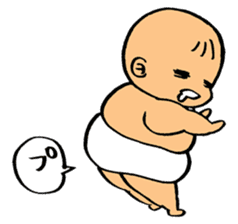 A flabby baby3 sticker #12329943