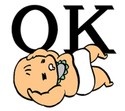 A flabby baby3 sticker #12329946