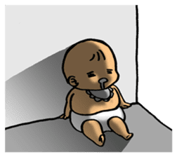 A flabby baby3 sticker #12329957