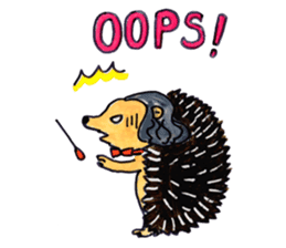 Mr.Harinezumi-kun sticker #12330334