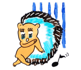 Mr.Harinezumi-kun sticker #12330335