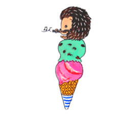 Mr.Harinezumi-kun sticker #12330342