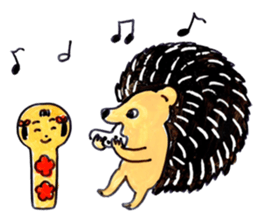 Mr.Harinezumi-kun sticker #12330351