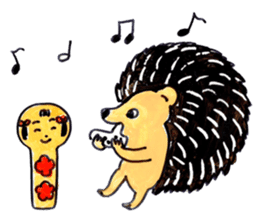 Mr.Harinezumi-kun sticker #12330351